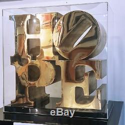 Robert Indiana Hope 2009 Rare Bronze Sculpture Taking Offers See Live