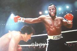 Rocky 3 Oil Painting 30x20 NOT a print poster. Box Framing Avail. Apollo Creed