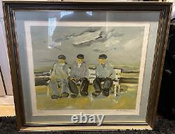 Roland LeFranc Framed Print'Les Vieux Loups De Mer' Limited Edition 107/150