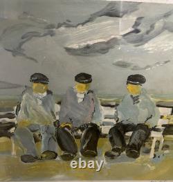 Roland LeFranc Framed Print'Les Vieux Loups De Mer' Limited Edition 107/150