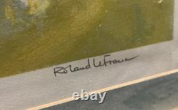Roland LeFranc Framed Print'Les Vieux Loups De Mer' Limited Edition 107/150