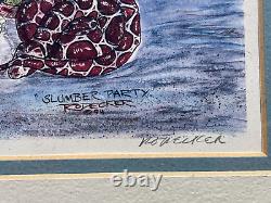 Ron Rodecker Slumber Party Signed Limited Print Framed