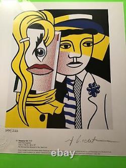Roy Lichtenstein 1981 Original Lithograph Hand Signed By Artist With COA