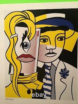 Roy Lichtenstein 1981 Original Lithograph Hand Signed By Artist With COA