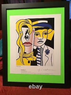 Roy Lichtenstein 1981 Original Lithograph Hand Signed By Artist With COA