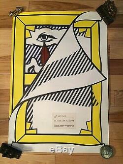 Roy Lichtenstein Art About Art, 1978, Whitney Museum Exhibition Poster
