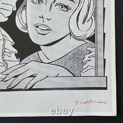 Roy Lichtenstein Vintage 1970 Signed Mounted 11x14 Offset Lithograph Bid