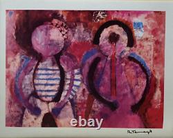 Rufino Tamayo 1983 Beautiful Signed + Colorful Print +limited Edition + Framed