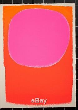 Rupprecht Geiger Rot in Rot/orange leuchtrot Serigraphie 1963 138/300