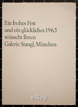 Rupprecht Geiger Rot in Rot/orange leuchtrot Serigraphie 1963 138/300