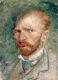 Self-portrait Paris By Vincent Van Gogh Fine Art Print Reproduction Canvas 24x29