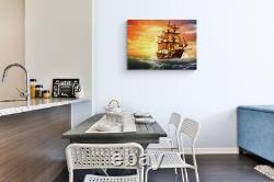 Sail Ship Seascape Canvas Picture Print Wall Art