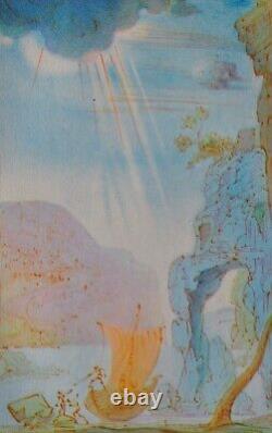 Salvador Dalí Arrival IN Paradise Rare Print Signed, 1948