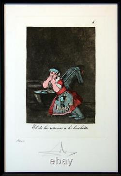 Salvador Dali Caprices De Goya Authentic Complete 80 piece Suite Framed