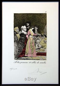 Salvador Dali Caprices De Goya Complete 80 piece Art Suite $508,000 Authentic