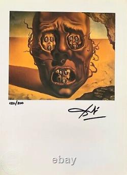 Salvador Dali Le Visage de la Guerre Original Hand Signed Print with COA