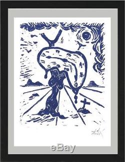 Salvador Dali Orig. Ltd Ed Print Memory Landscape Hand Signed withCOA (unframed)