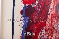 Sam Francis Affiche Moderna Museet Stockholm Lithograph Signed Painting Large