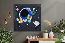 Several Circles by Wassily Kandinsky Giclée Canvas Print (1926) Multi-Size