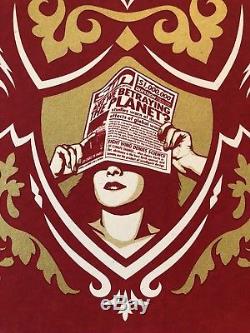 Shepard Fairey 2015 HOLIDAY (RED/GOLD Edition) Edition 425