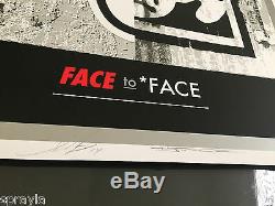 Shepard Fairey + Dface Collab Face To Face Signed & Numbered Sold Out Obey