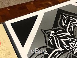 Shepard Fairey Lotus Diamond Print Numbered & Signed Excellent Condition