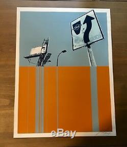 Shepard Fairey Obey 2005 STAY UP Signed Numbered Screen Print RARE banksy kaws