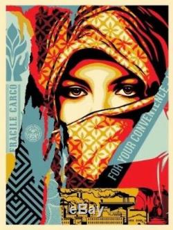Shepard Fairey Obey Giant GOLDEN FUTURE Signed Numbered Screen Print RARE