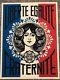 Shepard Fairey Obey Giant Liberte Egalite Fraternite Signed Screen Print