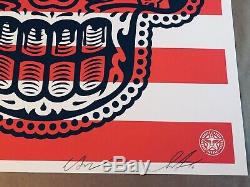Shepard Fairey Obey Giant Merica Power and Glory Yerena Signed numbered print