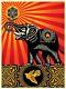 Shepard Fairey Obey Giant Peace Elephant Signed Numbered Screen Print Banksy