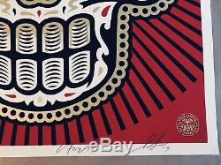 Shepard Fairey Obey Giant Power and Glory Red Yerena Signed numbered print art