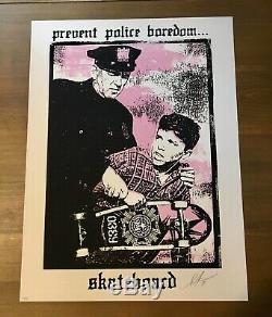 Shepard Fairey Obey Giant SKATEBOARD Signed Numbered Screen Print 100/450