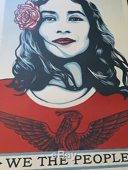 Shepard Fairey Obey Giant WE THE PEOPLE Art Print Poster SET Of 3 Prints 24X36