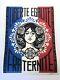 Shepard Fairey Signed Marianne Liberte Egalite Fraternite Print Obama Hope Obey