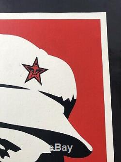 Shepard Fairey Signed Obey Comandante Marcos 2002 Print SN Poster Hope Obama Art