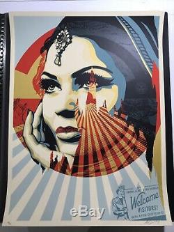 Shepard Fairey Signed Target Exceptions Print Obey Poster Obama Hope Kaws Banksy