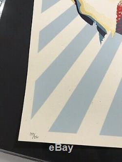 Shepard Fairey Signed Target Exceptions Print Obey Poster Obama Hope Kaws Banksy