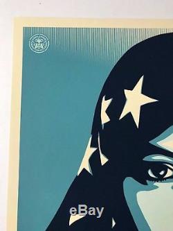 Shepard Fairey Signed We The People 3 Print Set 18x24 Greater Than Fear Defend