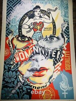 Shepard Fairey X Sandra Chevrier Beauty Of Liberty & Equality Art Print Obey 200