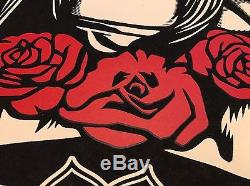 Shepard Fairey x Kai Regan Rose Girl S/N Art Print Obey Giant 2008 321/450