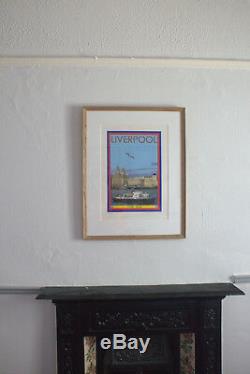 Sir Peter Blake Pop Art Ltd Edition Signed Print Liverpool Waterfront Ferry