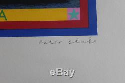 Sir Peter Blake Pop Art Ltd Edition Signed Print Liverpool Waterfront Ferry