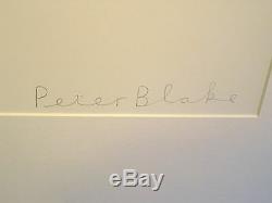 Sir Peter Blake RA Dazzle Disc large pencil signed LE silkscreen RARE