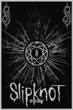 Slipknot. Music Poster A4+canvas Framed Print Top Quality Made In The Uk