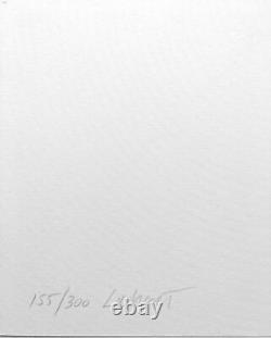Sol Lewitt 1973 Iconic Signed Numbered Lithograph Ltd Edition Framed JKLFA. Com