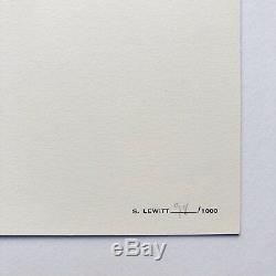 Sol Lewitt Lines in Four Directions Original print Parasol Press 1976 MoMA