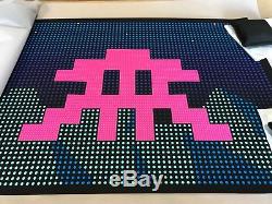 Space Invader LED Screen Print Limited Edition of 100 Banksy Fairey Hirst Retna