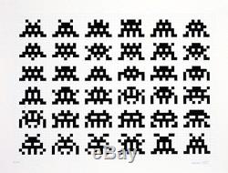 Space Invader Repetition Variation Evolution RVE Signed Print Banksy /150