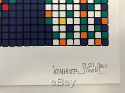 Space Invader Rubik Kubrick II Jack Signed Print /150